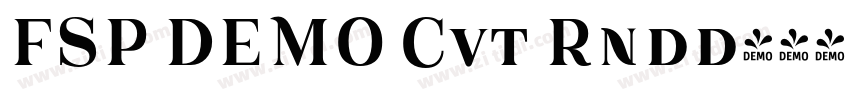 FSP DEMO Cvt Rndd字体转换 FSP DEMO Cvt Rndd字体转换